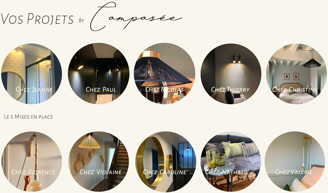 exemples de realisations de decoration interieure