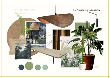 planche d'intention deco